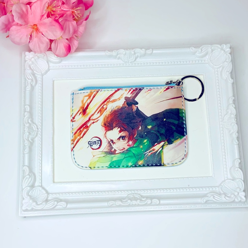 Demon Slayer Tanjiro Kamado ID Wallet Keychain